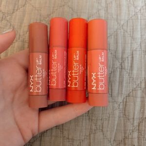 nyx butter lip balms